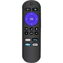 Replacement Remote Compatible For  Roku Onn Roku Element Roku Westinghouse Roku Hitachi Roku TV RCA Roku TV  Roku TV  Roku TV Not For Roku Stick - Purple - 查看 6