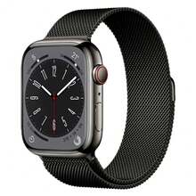 适用于 Ultra3/2 49mm、11/10/9/8/7 以及 SE2 46mm、45mm、41mm、44mm、40mm 的金属米兰尼斯表带，磁吸式表带，可替换表带 - 彩色 - 查看 9