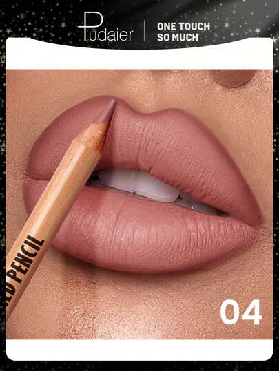 Pudaier Smooth Matte Lip Liner - Silky Matte Lip Liners To Define Dimensions & Create Flawless Contours - Essential Makeup Tool For Beauty Enthusiasts - Versatile Shades For Every Look - Perfect Gift For Woman