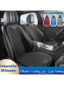 1pc Car Seat Cushion, 4-Season Comfortable Breathable Office Chair Pad, 3D Simple Ventilated Single Seat Cooling Mat - Multicolor - View 13