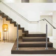 Futchoy Stainless Steel Cable Railing Post 0-90 Angle Handrail Railing With Pre-Drilled - Silver - View 3
