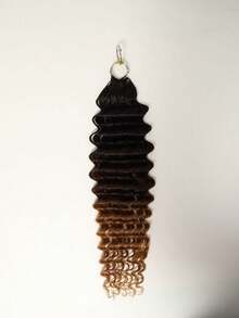 WOWANGEL Ombre Curly Wig, Natural Looking, Suitable For Braiding - Natural Black - View 7