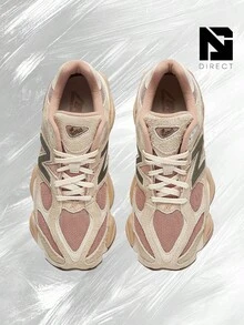 New Balance 9060 Flat Taupe Light Sparrow (Foot Locker Exclusive)- Men's /Women's Lifestyle Sneakers – Shose For Man/Woman-Vintage-Spring & Summer-Inspired Running Shoes, Shock-Absorbing Comfort, Gym To Streetwear Casual Wear-Easter Gift–U9060CWF - Flat Taupe/Light Sparrow - View 3