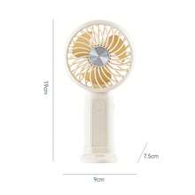 MEET SUN Handheld Mini Fan + Desk Quiet + 300mAh Battery + Rechargeable + Portable + 3 Wind Speed Levels + Stand Or Hold + Makeup Fan/Setting Spray Tool + Phone Holder - Multicolor - View 13