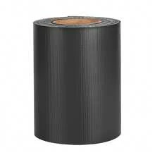 PVC Privacy Screen, Privacy Strips, Privacy Film For Garden Fence With Fixing Clips, Wind Protection - 70m-anthracite Color - View 2