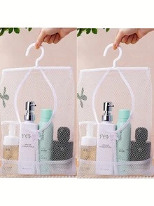 Portable Shower Caddy - Transparent Mesh Shower Caddy, Toiletry Bag, Makeup Bag, Tote Basket, Durable Clear Bag, Toiletry Bag, Makeup Bag, Portable Shower Caddy - Transparent Mesh Shower Caddy, Tote Basket, Suitable For Dorm, Bathroom, Gym, Camping, Quick-Dry Shower Bag, Travel Essentials, Vacation, Summer, Back To School, School Toiletry Bag, Travel Waterproof Toiletry Bag - Multicolor - View 17