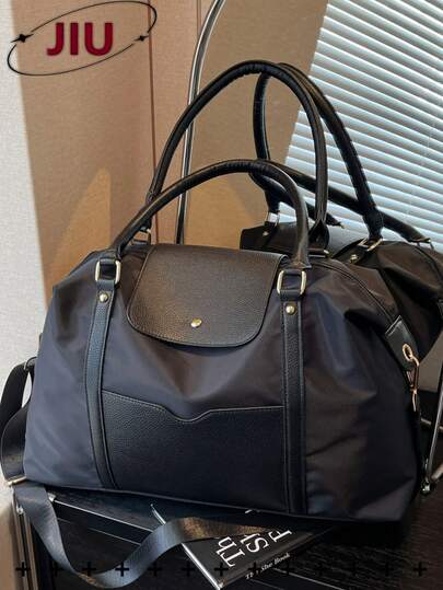 大容量PU皮革手提包，多口袋旅行包，时尚健身手提包，多功能瑜伽包，多用途旅行包，轻便训练包。适合学生、医生、护士、教师、上班族、商务人士、健身房、医院、邮轮旅行、学校、机场、户外、运动、徒步旅行、训练等场合。