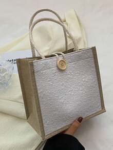 Bolsa de armazenamento portátil em formato de floco de neve, ideal para presentes de festas de fim de ano, para uso no escritório, escola e passeios diários. Comporta celular, moedas e outros itens. - Multicolorido - Ver 4