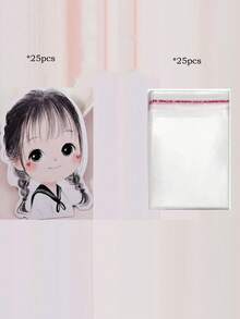 50/100/200张装珠宝包装纸卡，耳环项链展示卡，礼品袋 - 彩色 - 查看 10