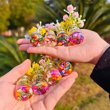 3/6/10pcs Mini Floral Rearview Mirror Dashboard Decor, Cute Car Accessories For Women, Car Interior Aesthetics, Lovely Vase Decor For Home Office, Luminous Resin Mini Vase Set, Random Mixed Cute Mini Flower Bottles With Artificial Flowers, Hexagonal Desktop Decor, Colorful Glow-In-The-Dark Ornaments For Home Car Party, No Power Needed, Creative Car Interior Decor, Aesthetic Home Decor Gift For Girls - A - View 10