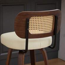 Barstools - Beige + PU Leather + Foam-1 - View 5