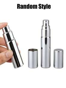 1pc 10ml Refillable Glass Perfume Spray Bottle, Aluminum Atomizer Sprayer Bottle, Mini Refillable Perfume Sprayer, Cosmetic Essence Water Storage Container, Perfume Spray Bottle, Perfume Spray Pump Box, Mini Pocket Wallet Style Perfume Spray Bottle, Refillable Perfume Dispenser Pump Transfer Tool, Valentine's Day, New Year Gift, Exquisite Creative Gift, Ramadan Gift - Multicolor - View 10