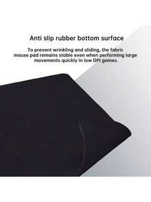 Logitech Alfombrilla de tela para juegos G240: Ideal para juegos. Su superficie de tela duradera resiste el desgaste. Su base antideslizante garantiza estabilidad. Su baja fricción optimiza el control. Color negro. - Rectángulo - Ver 2