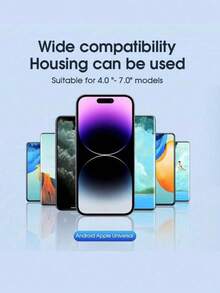 Adjustable Automobile Phone Cradles New Version Car Rearview Mirror Gravity Navigation Phone Holder 1pc Valentine's Day Gift - Black - View 11