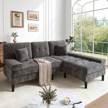 Sofas & Couches - Antique Grey + Foam + Foam + 3 Seat - View 7