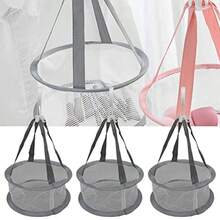 Estante de Secado de Brochas de  3 Piezas de Malla Colgante Red Seca Mini Rejilla de Secado Ventilada a Prueba de Viento Cesta Secadora para Herramientas de Brochas-018 - como en la foto - Ver 6