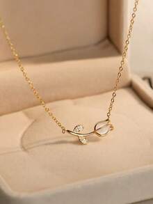 1件S925纯银可爱甜美郁金香吊坠项链，送给女儿、女孩生日、圣诞节的完美礼物 - 鬱金香 - 查看 3