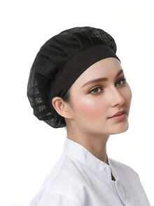 Breathable Chef Hat, Shower Cap, 360 Degree Ventilated Work Cap, Comfortable Mesh Anti-Dust Hat, Essential For Coffee Shops And Hot Chocolate Baking, Also Suitable For Restaurant Kitchens, Bathroom Mirror Decor, Hair Accessories, Various Festivals, Birthday Parties, Patios And Studios. - Multicolor - View 12