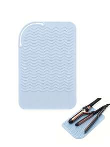1pc Hot Styling Tool Mat, Universal Size Hair Straightener And Curling Iron Heat-Resistant Mat For Storage And Travel, Hot Styling Tool Mat, Heat Resistant Silicone Hair Styling Mat Storage Heat Insulation Pad For Hair Straighteners, Flat Irons, And Curling Irons, Protect Your Hair Styling Tools With This Non-Slip Silicone Heat Insulation Pad For Restaurant Hotel Commercial - Multicolor - View 14