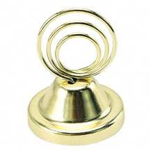 Soporte de metal para bloc de notas, número de mesa, clip para tarjeta de lugar con base circular para boda, fiesta, recepción, señal, soportes para fotos - Multicolor - Ver 5