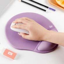 Mr. Pen- Ergonomic Mouse Pad With Wrist Rest, Purple Breathable Fabric With Memory Foam Cushion, Non-Slip Rubber Base, Gel Mouse Pad With Wrist Support - ColorN - 查看 7