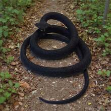 逼真橡胶蛇玩具，恐怖眼镜蛇模型，万圣节恶作剧道具，吓人玩具，搞笑礼物，蛇类教育模型 - 彩色 - 查看 10