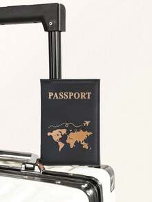 Lightweight Couple's Travel Passport Holder Wallet Cover Card Case For Women And Men Travel Essential Accessories Vacation Hotel Cruise Back To School - Multicolor - View 5