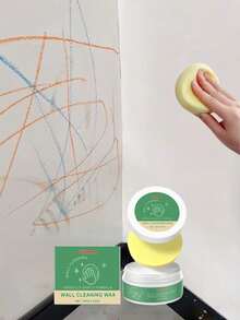 Quitamanchas de pared, adecuado para limpiar manchas de pared y grafitis domésticos, refrescante; fórmula suave de spray de limpieza, adecuado para la limpieza diaria del baño y la eliminación de manchas; también un buen regalo para familiares y amigos en días festivos (envío aleatorio de versiones nuevas y antiguas) - De Estado sólido - Ver 2