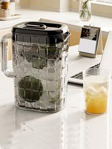 1pc Large Capacity Water Pitcher, Cold Water Carafe, Home Multi-Purpose Beverage Dispenser Pitcher, Suitable For Living Room - Multicolor - View 12