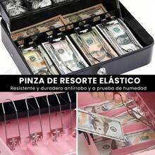 Caja Para Dinero Caja Fuerte   Con Llaves Color Rosa Kidomy - Rosa - Ver 5