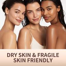 Lakerain杏仁柔肤沐浴露，柔滑温和滋养沐浴露 - 杏仁味 - 查看 6