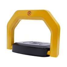 Folding Automatic Parking Lock Driveway Security Car Barrier Lock Remote Control - Yellow - View 7