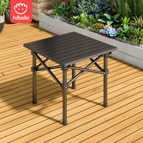 Juego de mesa y sillas plegables de exterior  para camping – Muebles portátiles para barbacoa y pícnic de viaje en coche