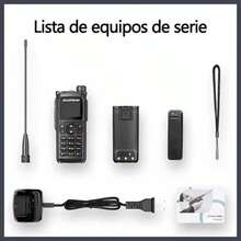 Radio Walkie Talkie Baofeng Uv28 Con Gps 10w 10km 999canale Bandas de frecuencia FM,AM,VHF1, VHF2, UHF Color Negro - Negro - Ver 12