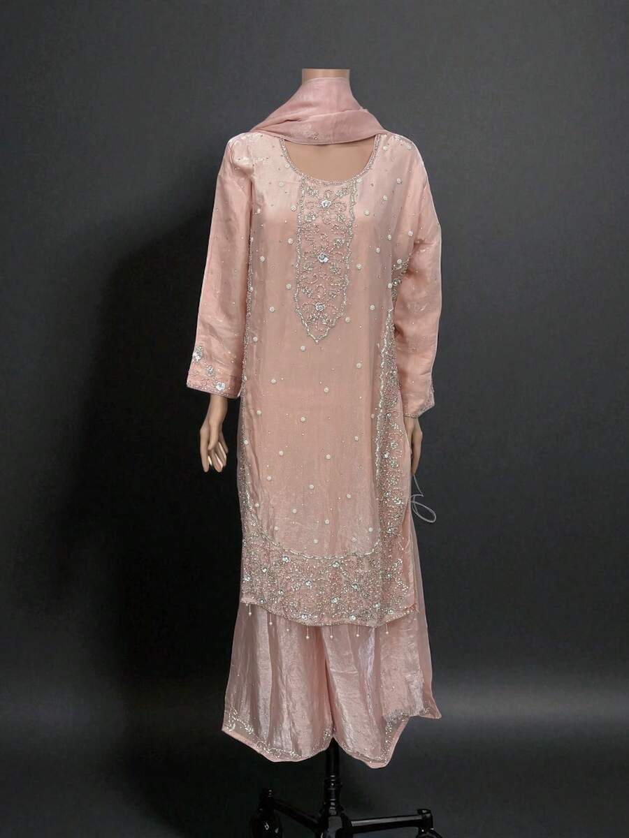 Heavy Work Salwar Kameez, Cultural Wear For Women, Aug32 - Multicolor - View 1