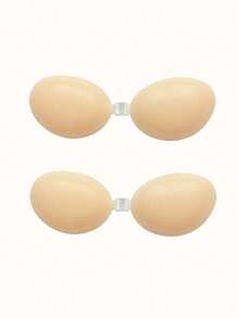 Sujetador invisible para mujer adecuado para vestido de novia/vestido de gala - Albaricoque - Ver 19