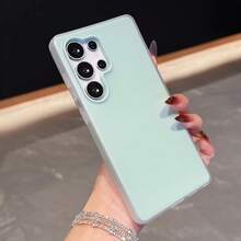 Luxury Candy 2合1 磨砂硬殼手機保護殼，相容 S26 Ultra S25 Ultra A57 A37 A56 A55 A54 A53 A35 A17 A07 A27 A36 A26 A16 S25 FE - 青色 - 查看 11