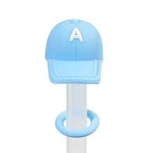 1pc Cartoon Straw Sleeve, Fits Cups, 10mm Cartoon Straw Cap, Drink Straw Sleeve, Gift, Kitchen Supplies, Christmas Gift - Multicolor - View 5