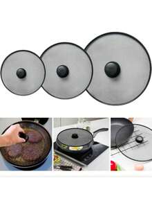 IMPORTEEK Tapa Protectora Contra Salpicaduras de Cocina Evita Salpicaduras de Aceite o Alimentos con Medidas de 33cm/29cm/25cm - 29cm - Ver 8