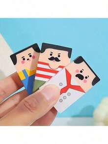 1pc/ Creative Baldness Old Man Eraser Pencil Eraser Student Stationery School - Bald Eraser - View 9