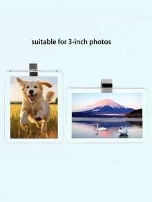 1pc Personalized Car Sun Visor Photo Frame Clip, Customized Photo Car Decor, Couple Gift, Cute Pet, Wallet Photo Frame - Sunshade Photo Frame Clip - View 7