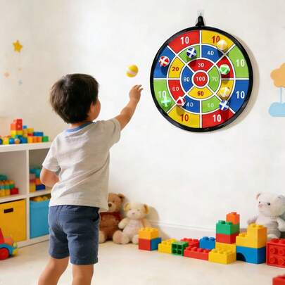 Digital Throwing Score Darts Set | Comes With 12pcs/6pcs Throwing Balls | Party Game, Indoor And Outdoor Sports Prop | Ideal Birthday And Holiday Gift