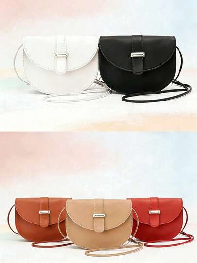 1pc Women's Saddle Bag, Crossbody Bag, Coin Purse, Personalized Phone Pouch, Suitable For Daily Use And Gift Giving, An Ideal Gift Choice