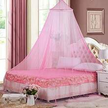 Eimilaly Bed Canopy Mosquito Net Bed Canopy For Girls Room Decor - Insect Protection Hanging Canopy For Adults Babies Outdoor Camping Pink/No Opening - 粉紅色無開口 - 查看 2