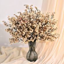 1/3/120pcs 19.6 Inch Starry Sky Artificial Flower Bouquet, Simulated Plant Indoor Decor, Spring Decoration, Simulated Garden Centerpiece Decor, Home Vase Decor, Restaurant, Bedroom, Bathroom Decor, Valentine's Day, New Year Decor, Outdoor Garden Floral, Photography Props, Windowsill Floral, Valentine's Day Gift, Birthday Graduation Gift, Gardening Decor, Outdoor Plants, Gardening, Simulated Flower Home Decor, School - Brown - View 2