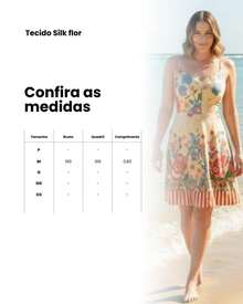 Short, Flowy Tropical Dress For The Beach, Carnival, And Travel, With Adjustable Straps. - Yellow Barred - View 4