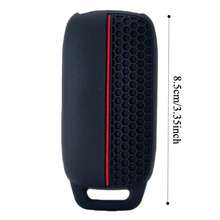 High Quality Silicone Remote Key Cover For Geely Galaxy L7 2023, L6, MAX 1.5T, Plus, AIR, PRO | Premium Protective Key Cap Fob Holder | Anti-Scratch Shockproof Wear-Resistant Dustproof | Soft Flexible Material - black - View 3