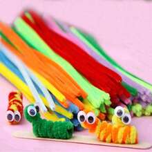 Bộ 51/100/200/400 que nhung nhiều màu sắc, 60 màu mềm mại, thích hợp cho các dự án thủ công DIY, làm hoa và các dự án trường học, dây kim loại cao cấp 30cm, thích hợp cho lớp học nghệ thuật, trang trí và gói quà. - Nhiều màu - Xem 9