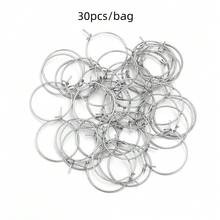 30pcs Stainless Steel 9-Shape Earring Hoops, Hypoallergenic Earring Findings For DIY Jewelry Making - Nine-shaped Earrings - View 11