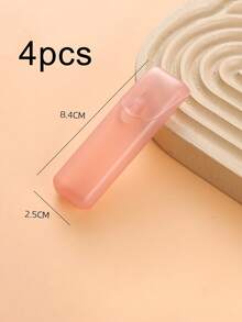 10/4/2/1件装便携式翻盖收纳盒，便携式牙签牙线盒，防漏旅行药盒，透明盖设计，轻巧便携，适合日常携带，口腔护理，随时随地可用（旅行/居家/办公/户外），女士礼物，圣诞礼物，女士推荐礼物 - 彩色 - 查看 16